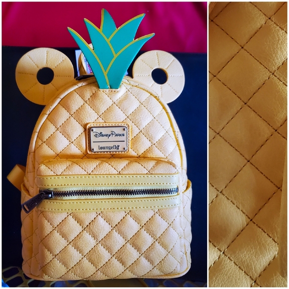 Loungefly Handbags - Loungefly Disney Parks Mickey Pineapple Mini